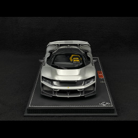 LAST IN THE SERIES : 24/24 Ferrari F80 2024 Aluminum Lucido 1/18 BBR Models P18253E