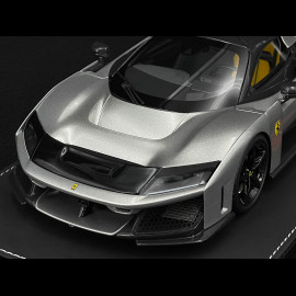 LETZTER TEIL DER SERIE : 24/24 Ferrari F80 2024 Aluminium Lucido 1/18 BBR Models P18253E