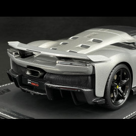 LAST IN THE SERIES : 24/24 Ferrari F80 2024 Aluminum Lucido 1/18 BBR Models P18253E