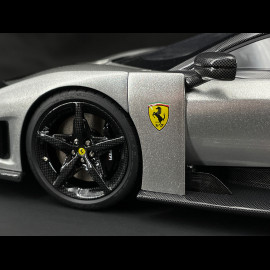 LETZTER TEIL DER SERIE : 24/24 Ferrari F80 2024 Aluminium Lucido 1/18 BBR Models P18253E