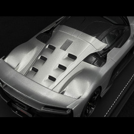 LETZTER TEIL DER SERIE : 24/24 Ferrari F80 2024 Aluminium Lucido 1/18 BBR Models P18253E