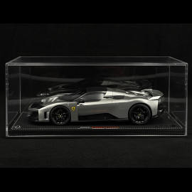 LETZTER TEIL DER SERIE : 24/24 Ferrari F80 2024 Aluminium Lucido 1/18 BBR Models P18253E