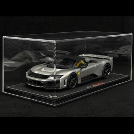 LETZTER TEIL DER SERIE : 24/24 Ferrari F80 2024 Aluminium Lucido 1/18 BBR Models P18253E