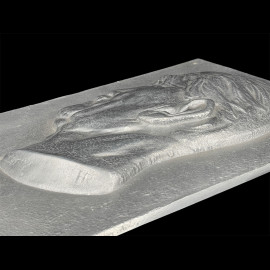 SELTEN : Original-Gedenkplakette von Ferdinand Porsche aus den 1980er- bis 1990er-Jahren