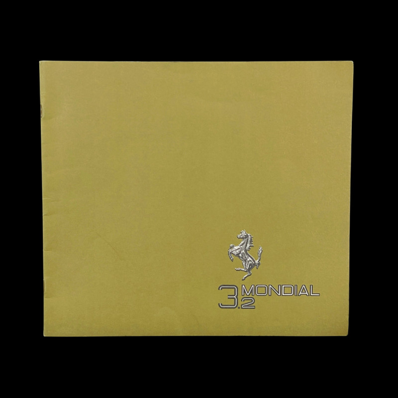 Ferrari Broschüre Mondial 3.2 1985/1987 in Italienisch Englisch Französisch ﻿Deutsch ﻿8M/2/87