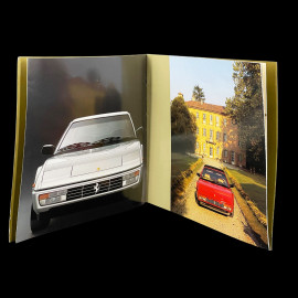 Ferrari Broschüre Mondial 3.2 1985/1987 in Italienisch Englisch Französisch ﻿Deutsch ﻿8M/2/87