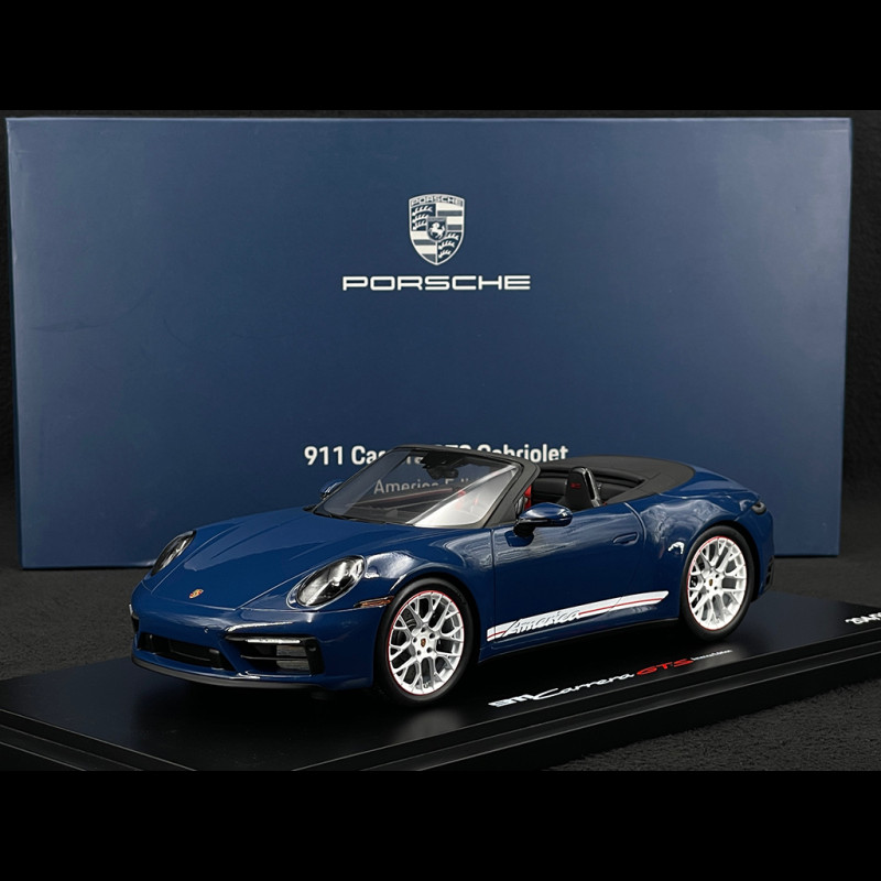 Porsche 911 Carrera GTS Cabriolet Type 992 America Edition 2022 Azure Blue 1/18 Spark WAP0211060PGTA