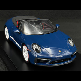 Porsche 911 Carrera GTS Cabriolet Type 992 America Edition 2022 Azure Blue 1/18 Spark WAP0211060PGTA