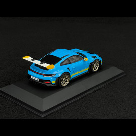 Porsche 911 GT3 RS Type 992 2023 Tribute to Daytona 2003 Riviera Blue / Racing Yellow 1/43 Solido S4314803
