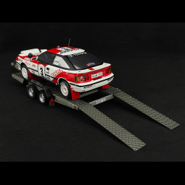 Set Rally Toyota Celica GT-Four ST165 n° 3 Winner Rally Safari 1990 avec Remorque 1/18 Ottomobile OT480