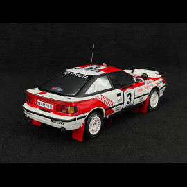 Set Rally Toyota Celica GT-Four ST165 n° 3 Winner Rally Safari 1990 avec Remorque 1/18 Ottomobile OT480