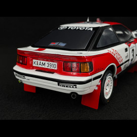 Set Rallye Toyota Celica GT-Four ST165 n° 3 Sieger Rallye Safari 1990 avec Remorque 1/18 Ottomobile OT480