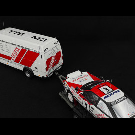 Set Rally Toyota Celica GT-Four ST165 n° 3 Winner Rally Safari 1990 avec Remorque 1/18 Ottomobile OT480