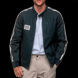 Carroll Shelby O'Shell Canvas Jacket Navy Blue / White Stripes - Men
