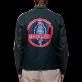 Carroll Shelby O'Shell Canvas-Jacke Marineblau / Weiße Streifen - Herren