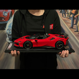 Ferrari SF90XX Stradale Spider 2024 Rosso Corsa 1/12 BBR Models BBR1221B
