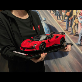 Ferrari SF90XX Stradale Spider 2024 Rosso Corsa 1/12 BBR Models BBR1221B