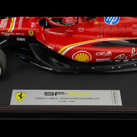 Charles Leclerc Ferrari SF-24 n° 16 Sieger GP Austin USA 2024 F1 1/18 BBR Models BBR241816EDIE