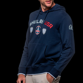 Carroll Shelby Mustang Hoodie Marineblau - Herren