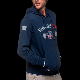 Carroll Shelby Mustang Hoodie Navy Blue - Men