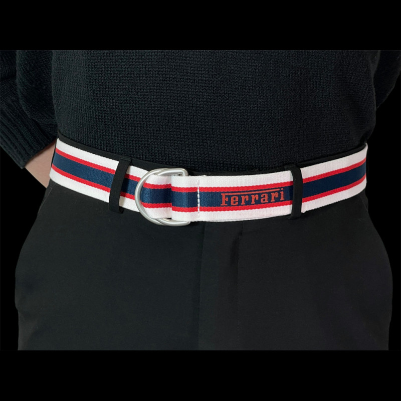 Ferrari Belt Blue / White / Red 06256WHT - kid