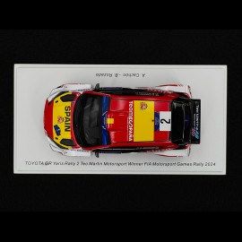 Toyota Yaris GR Rally 2 n° 2 Winner Rally FIA Motorsport Games 2024 1/43 Spark S6865