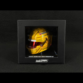 Ferrari Helmet Lewis Hamilton n° 44 5th Monaco GP 2025 F1 1/5 Looksmart LSHEL016