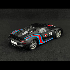 Porsche 918 Spyder n° 15 Weissach Package Martini 2013 Mattschwarz 1/18 Autoart 77929