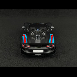 Porsche 918 Spyder n° 15 Weissach Package Martini 2013 Matte Black 1/18 Autoart 77929
