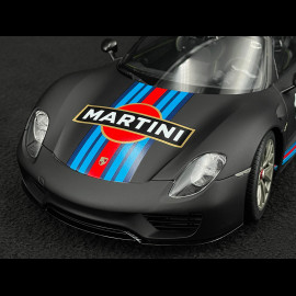 Porsche 918 Spyder n° 15 Weissach Package Martini 2013 Mattschwarz 1/18 Autoart 77929