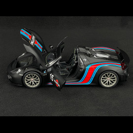 Porsche 918 Spyder n° 15 Weissach Package Martini 2013 Mattschwarz 1/18 Autoart 77929
