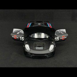 Porsche 918 Spyder n° 15 Weissach Package Martini 2013 Mattschwarz 1/18 Autoart 77929