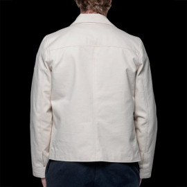 Carroll Shelby Snake Canvas-Jacke Ecru / Marineblaue Streifen - Herren