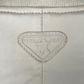 Carroll Shelby Lederjacke Dallas Ecru - Herren