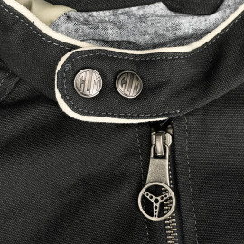 Carroll Shelby O'Shell Canvas-Jacke Marineblau / Weiße Streifen - Herren