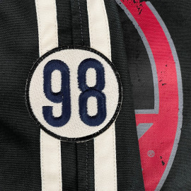 Carroll Shelby O'Shell Canvas-Jacke Marineblau / Weiße Streifen - Herren