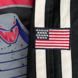 Carroll Shelby O'Shell Canvas Jacket Navy Blue / White Stripes - Men