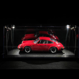 Miniature Display Case 1/18 Black LED Lighting 189910