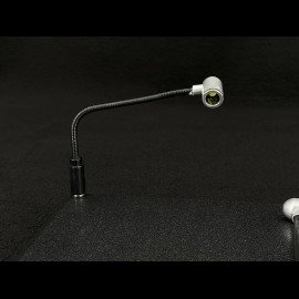 Miniatur-Vitrinen-Set 1/18 Schwarze LED-Beleuchtung 189910