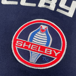 Carroll Shelby Mustang Hoodie Navy Blue - Men