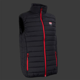 Ärmellose Ducati Steppjacke Schwarz / Rot SD2642 - Unisex