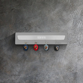 Large Porsche 911 Key Holder Chalk Gray WAP0506040TSBR