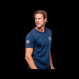 Carroll Shelby Tribute Le Mans 1966 T-Shirt Navy Blue - Men