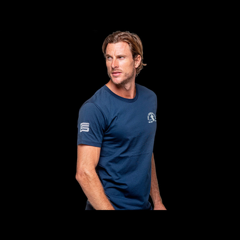 Carroll Shelby Tribute Le Mans 1966 T-Shirt Navy Blue - Men