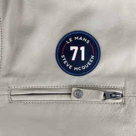 Steve McQueen Lederjacke x 24h Le Mans Austin Ecru 28075-E - Herren
