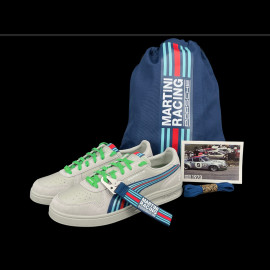 Porsche Schuhe Martini Racing Puma Grau + Tasche + Schlüsselanhänger Limitierte Auflage WAP101T0MR