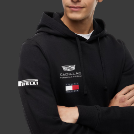 Cadillac Hoodie F1 Team x Tommy Hilfiger 2026 Schwarz MN0MN00106BDS - Unisex