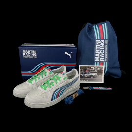 Porsche Schuhe Martini Racing Puma Grau + Tasche + Schlüsselanhänger Limitierte Auflage WAP101T0MR