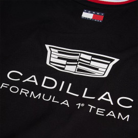 Cadillac T-Shirt F1 Team x Tommy Hilfiger with Tricolor Trim 2026 Black MN0MN00076BDS - Unisex