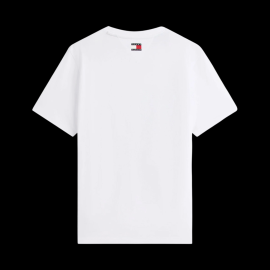 Cadillac T-Shirt F1 Team x Tommy Hilfiger Logos 2026 White MN0MN00082YBR - Unisex